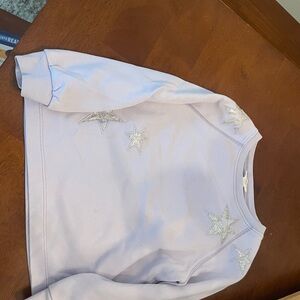 Crewcuts Lavender Star Sweater